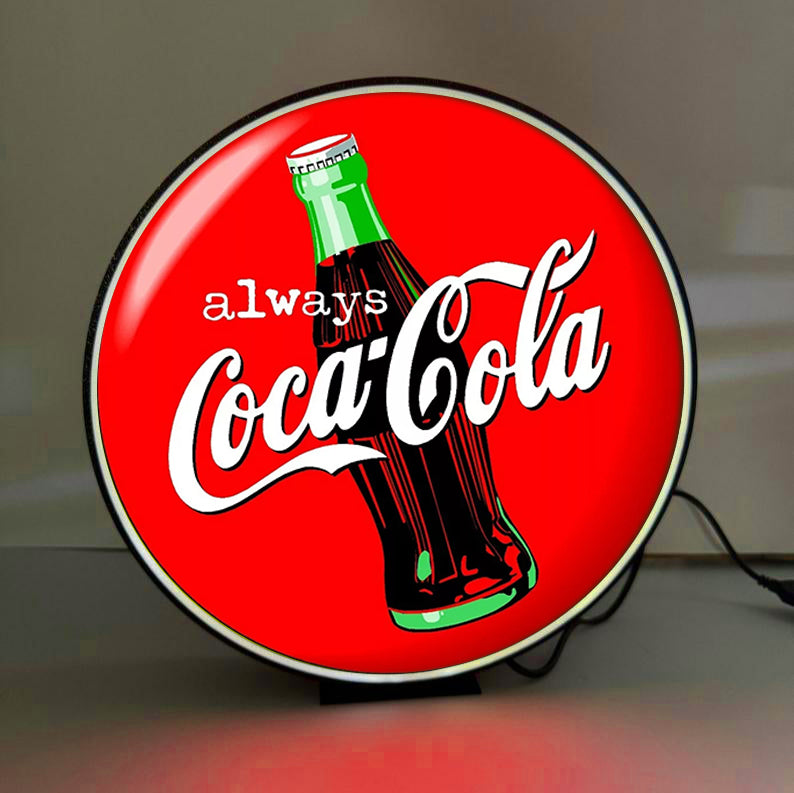 Coca Cola 3D printed lightbox logo led light box