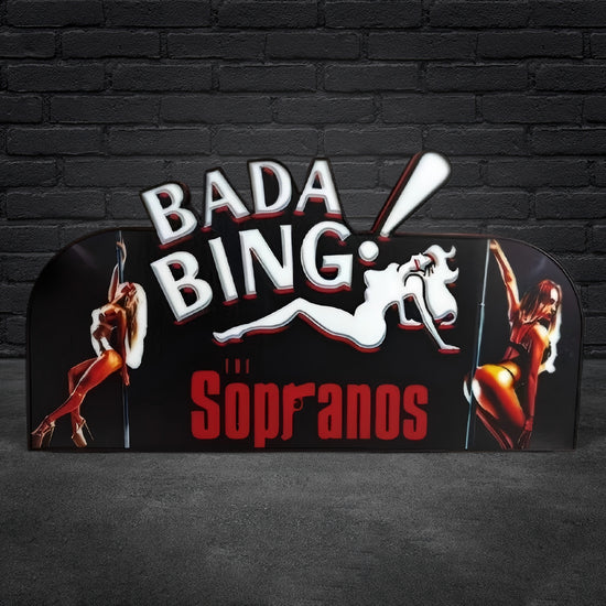 The Bada Bing Pinball Topper, Sopranos LED Pinball Topper with Dimming Function and USB powered