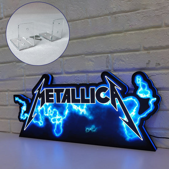 The Metallica Pinball LED Lightbox, The Metallica Pinball Topper, USB powered and with Dimming Function, design for Stern Pinball