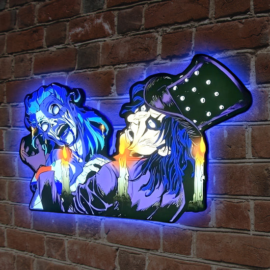 Alice Cooper Nightmare Castle Pinball Topper 3D Printed Ceiling Light, Arcade Game LED Light Box Dive into the Dark, Pinball Arcade Decor