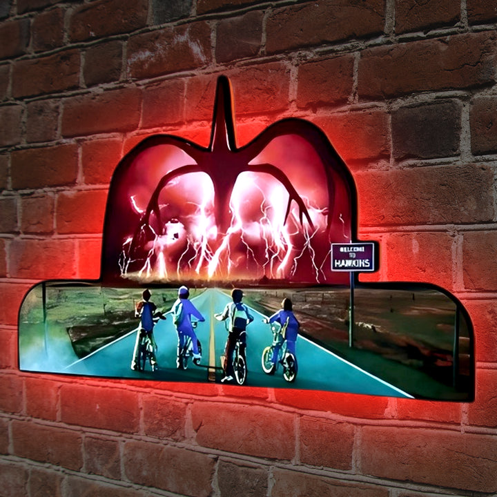 Stranger Things TV Pinball Topper Lightbox Arcade Gaming Light box