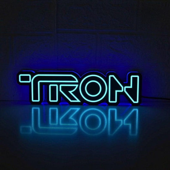 Tron Sign LED Lightbox Dimmable & USB Powered