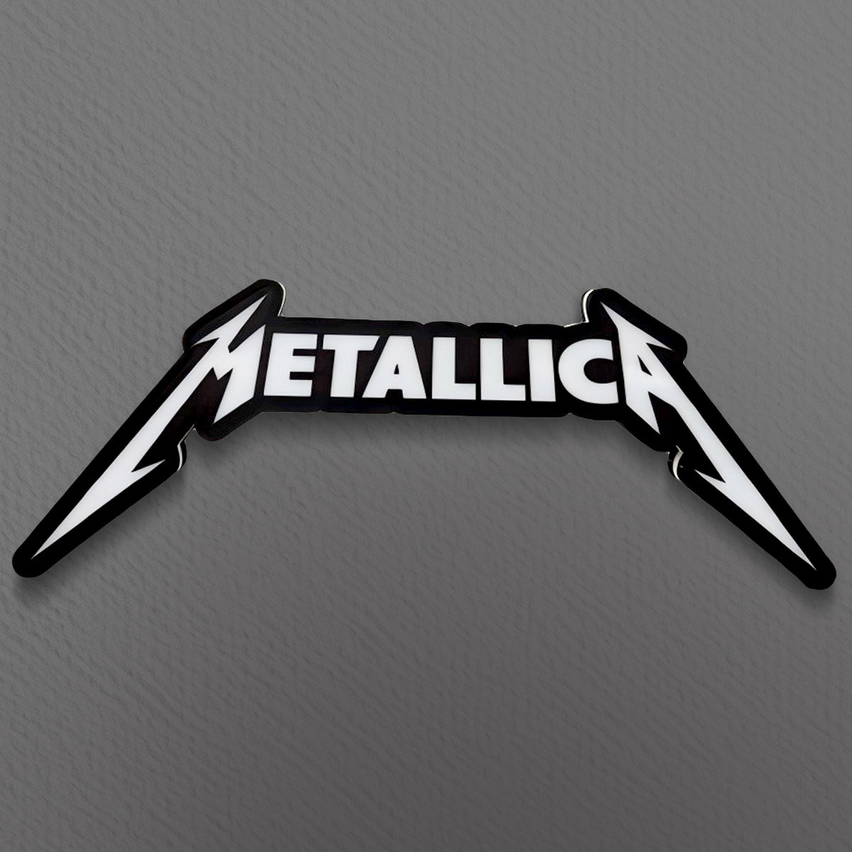 Metallica 3D Printed LED Lamp  Illuminate 3D Lightbox Your Space Dimmable & Powered by USB