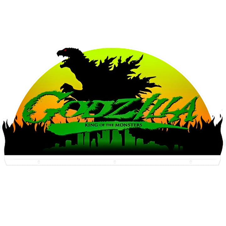 Godzilla Pinball Acrylic LED Topper, for Pinball Machine, Pinball Topper