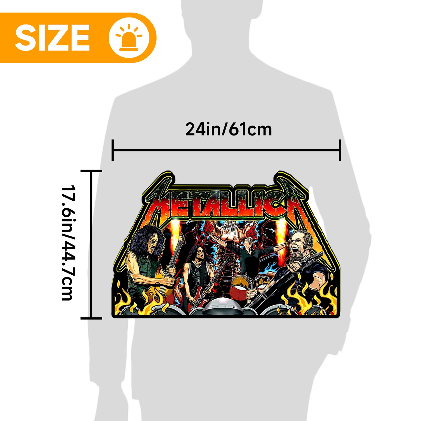 New Arrival Metallica Remastered Pinball Topper USB plug Dimmer Led 3D Lightbox