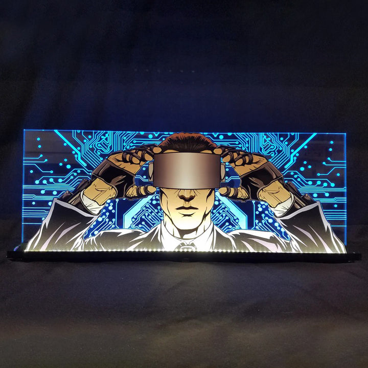 Johnny Mnemonic Pinball Machine 3D Acrylic LED Topper, for Pinball Machine, Pinball Topper