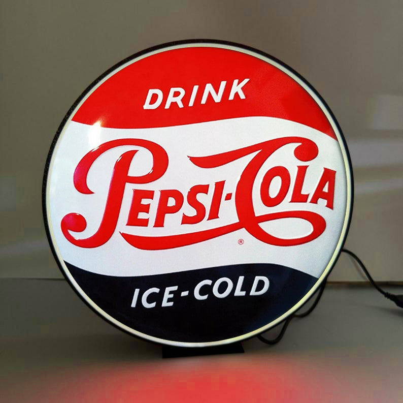 Pepsi Cola 3D printed lightbox logo led light box