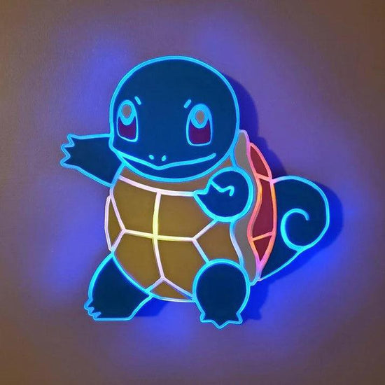 Pokémon Squirtle Neon Sign - FYLZGO Signs