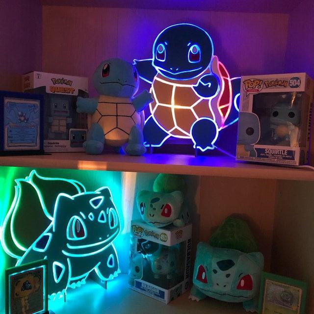 Pokémon Squirtle Neon Sign - FYLZGO Signs