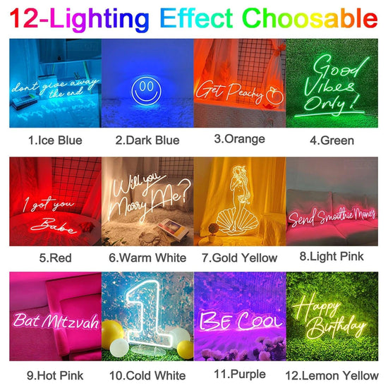 Neon LED Sign Mr & Mrs Custom Wedding Party Wall Neon Sign Light Room Bedroom Decor Hanging Neon Lamp Decoration Gifts Neon Lamp