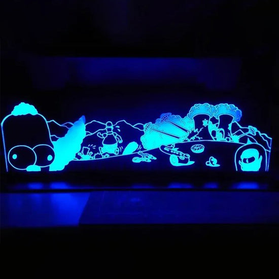 The Simpsons Pinball Party TSPP Acrylic RGB LED Topper, for Pinball Machine, Pinball Topper