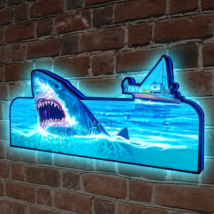 JAWS Pinball Topper LED USB Dimmer, Pinball Arcade Decor, Perfect for Game Room or Pinball Machine