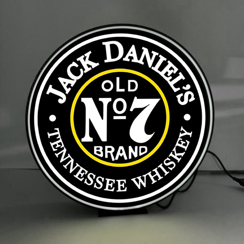 Jack Daniel's  3D printed lightbox logo led light box Bar Sign