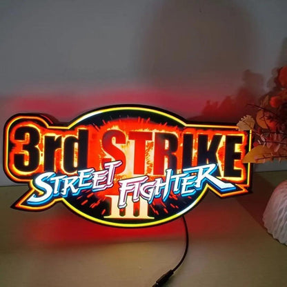 Best Gift Custom Street Fighter Logo Lightbox Light Home Game Wall Decor 3D Print Sign - FYLZGO Signs