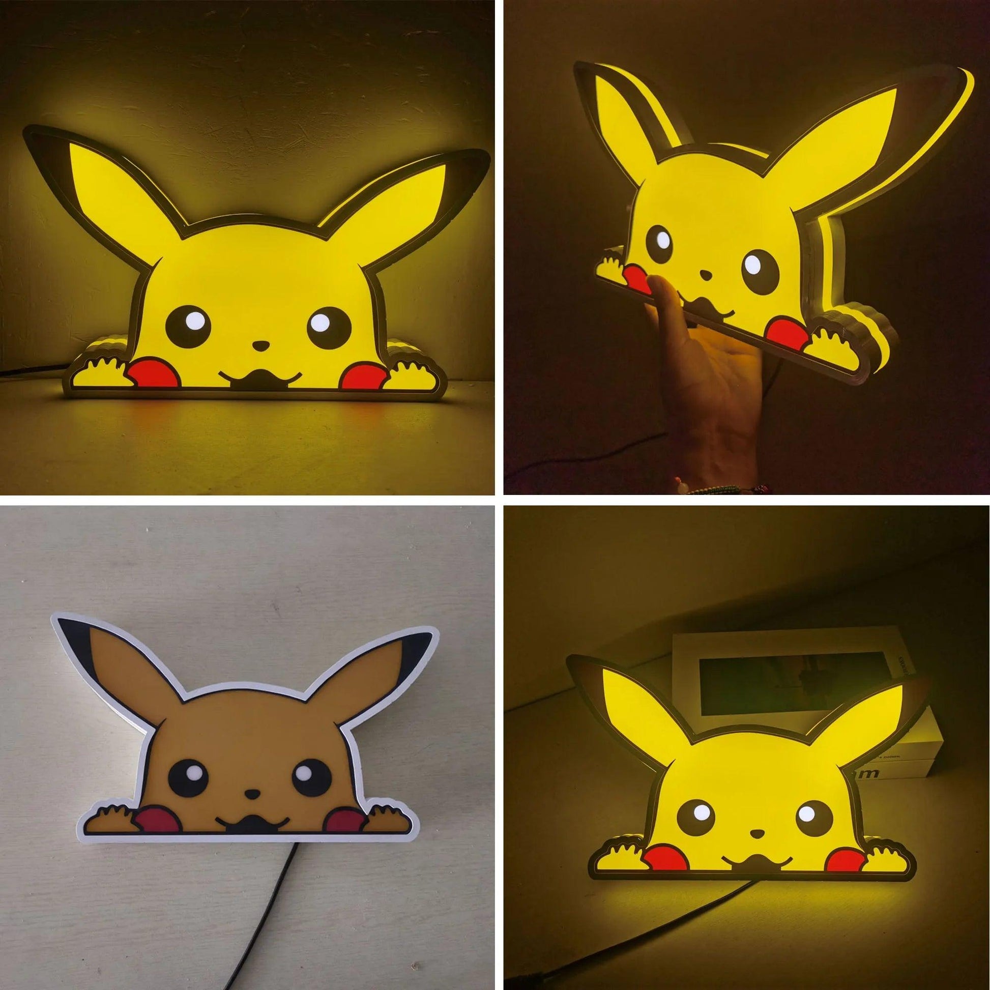 Logo Sign Pikachu Neon Cartoon LED Light Wall Decor Night Light - FYLZGO Signs
