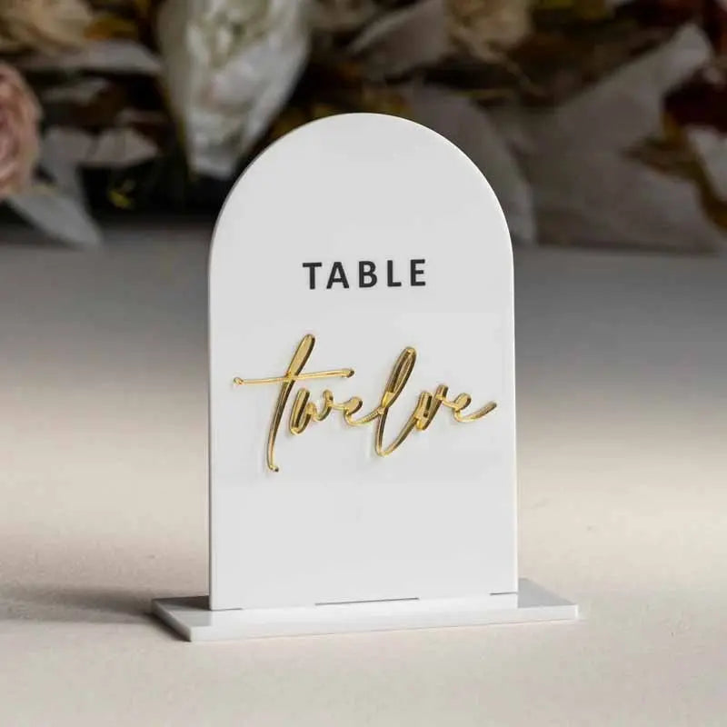 Acrylic Menu Holder Tabletop Number Holder Digital Seat Card Wedding Table Card Wedding Banquet Layout Wedding Table Numbers