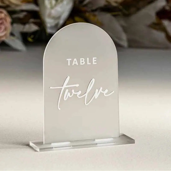 Acrylic Menu Holder Tabletop Number Holder Digital Seat Card Wedding Table Card Wedding Banquet Layout Wedding Table Numbers