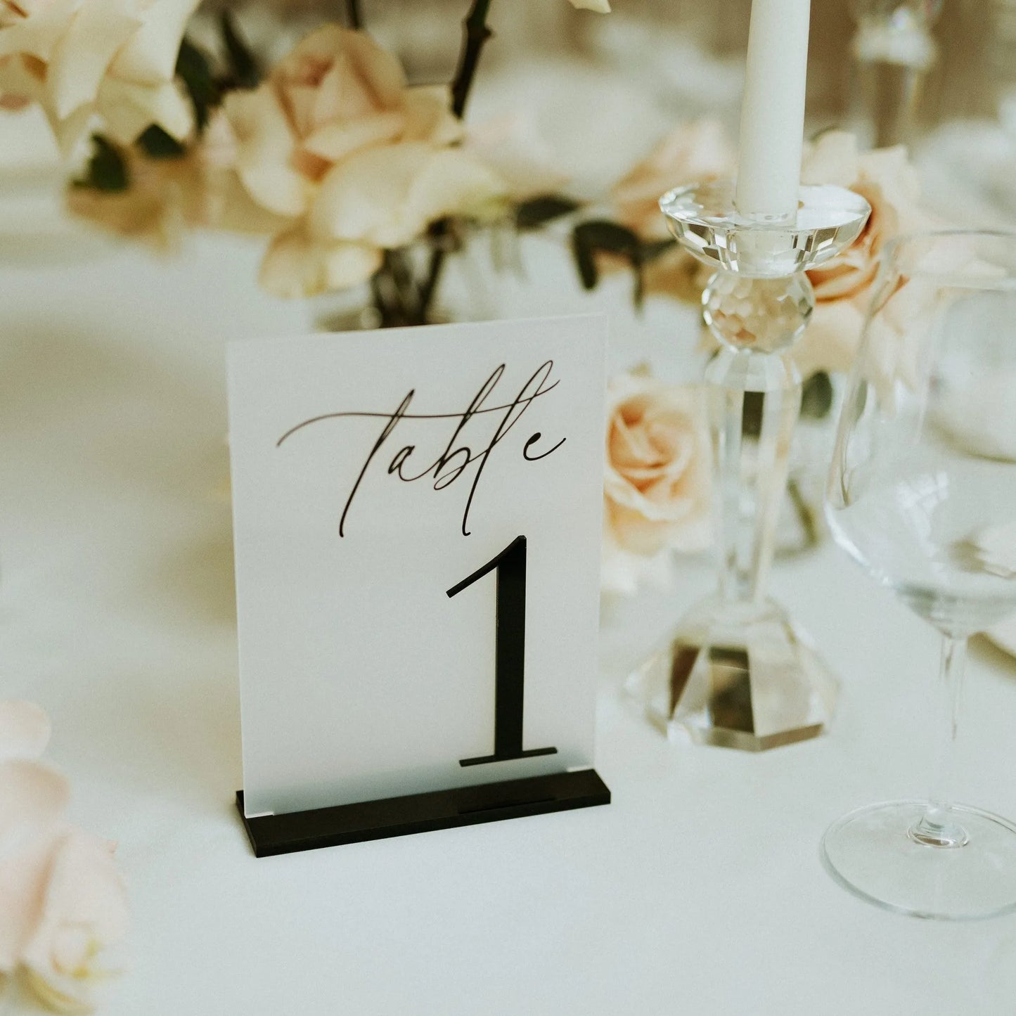 Wedding Table Numbers 3D Black Matte Wedding Table Decor Wedding Stationery Black Wedding Reception Decor