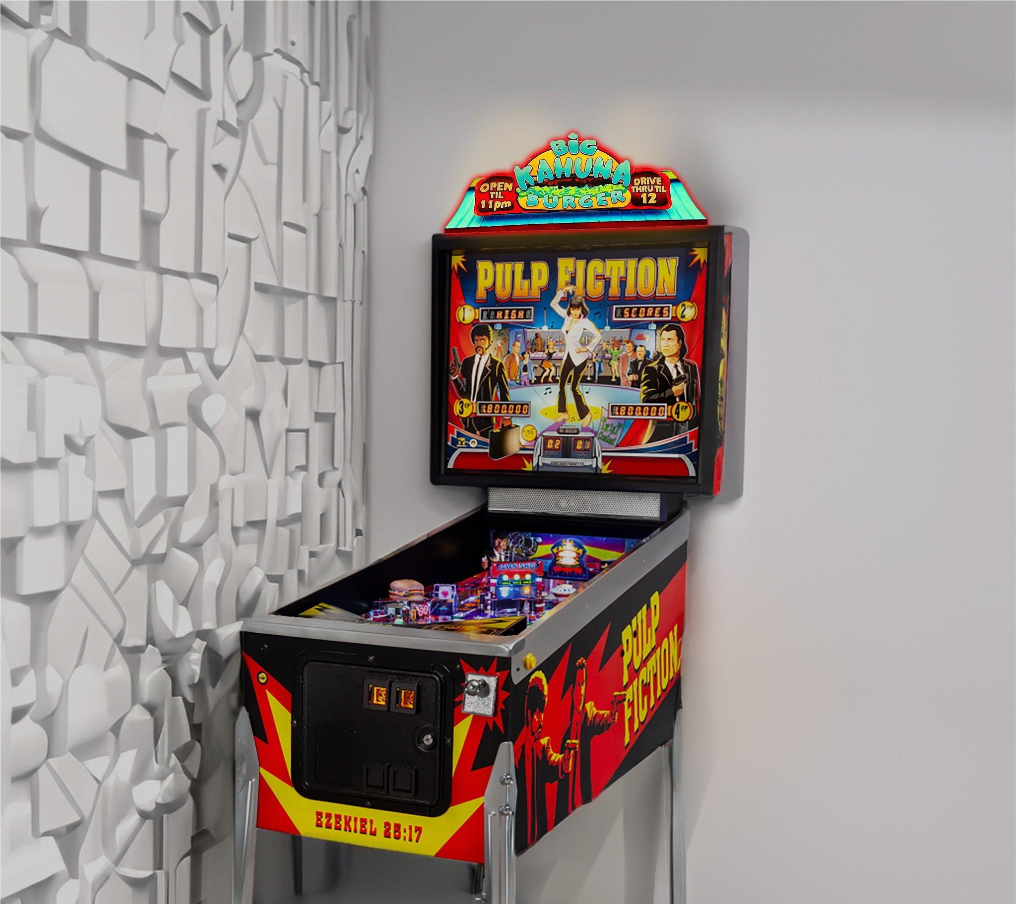 Big Kahuna Burger Pinball Topper LED Lightbox avec variateur 5V USB