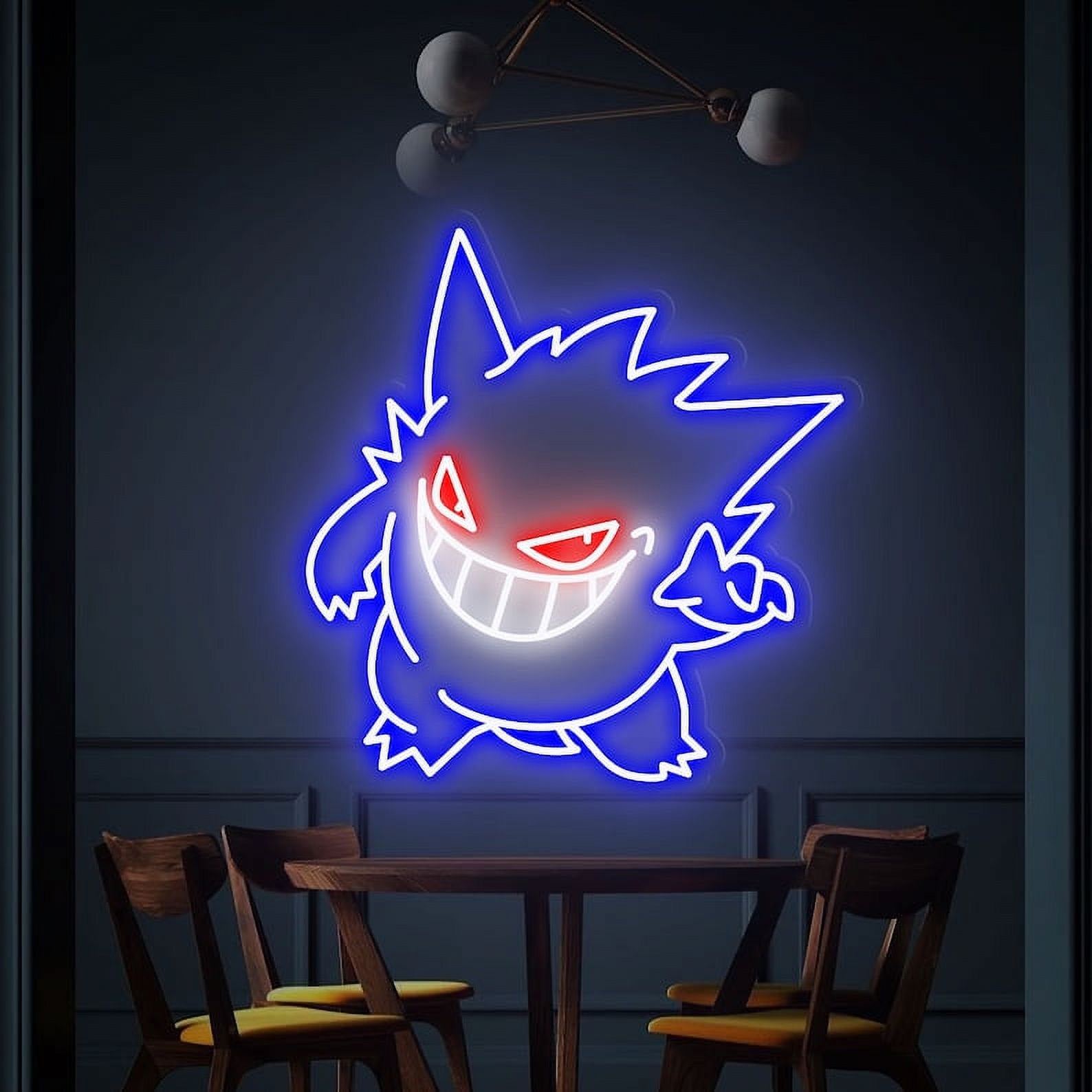 Pokemon Gengar Neon Sign for Gaming Room Decoration