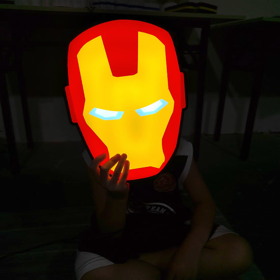 Iron Man 3D USB Light Box Fully Dimmable Perfect for Night Lights