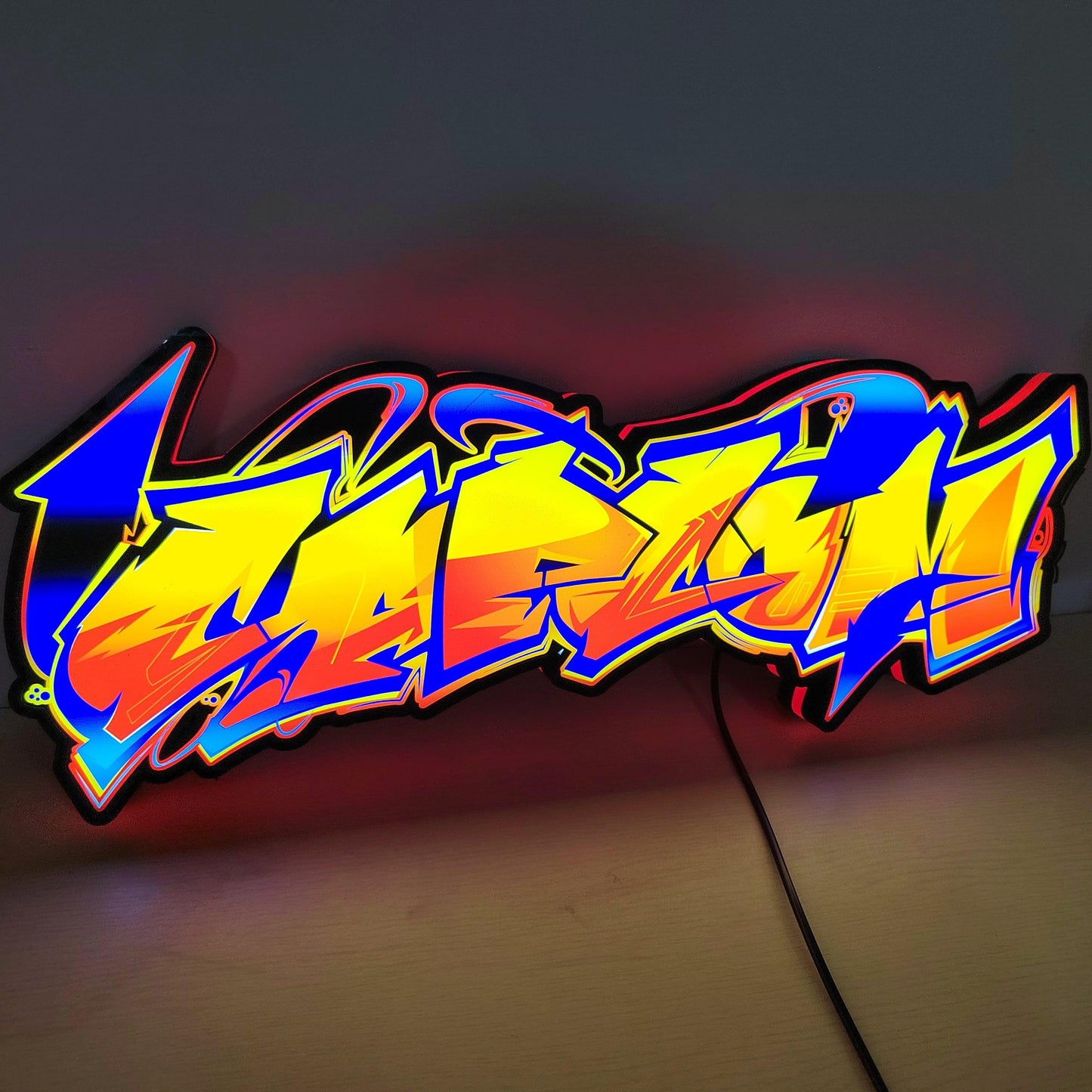 Cap Graffiti Light Sings Club Game Lightbox 3D Printed LED Lightbox - FYLZGO Signs