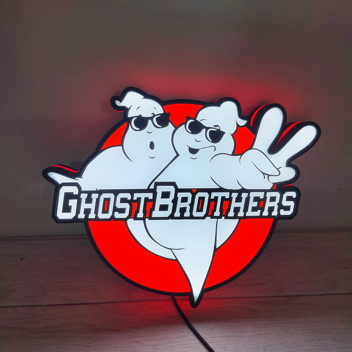 Ghostbusters Brothers Lightbox USB Powered with Dimming Control Perfect Decor