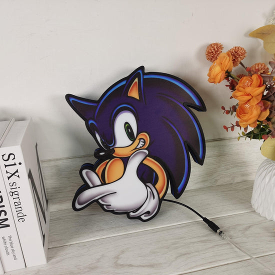 Sonic the Hedgehog SEGA Logo 3D LED Light Box