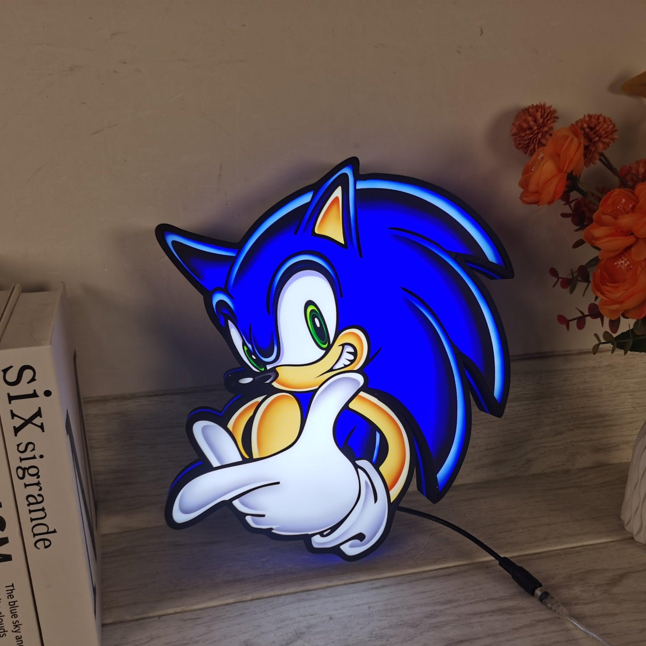 Sonic the Hedgehog SEGA Logo 3D LED Light Box