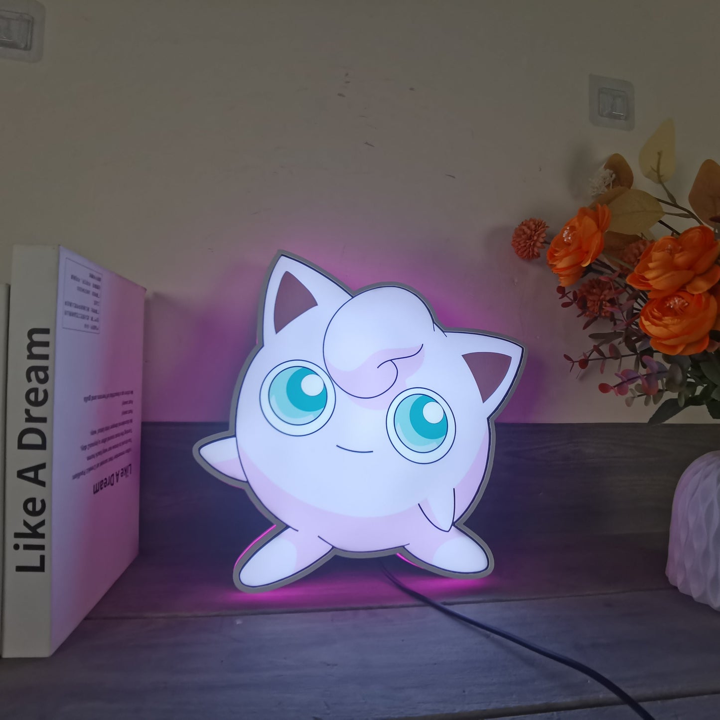 Clefairy Pokemon 3D Printed Led Lightbox