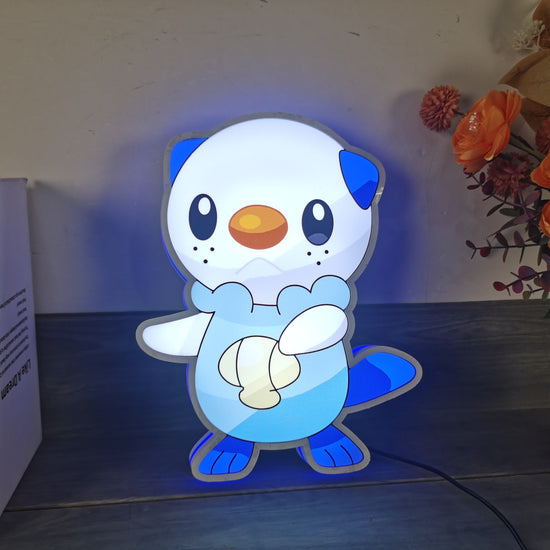 Oshawott Pokemon 3D Printed Led Lightbox