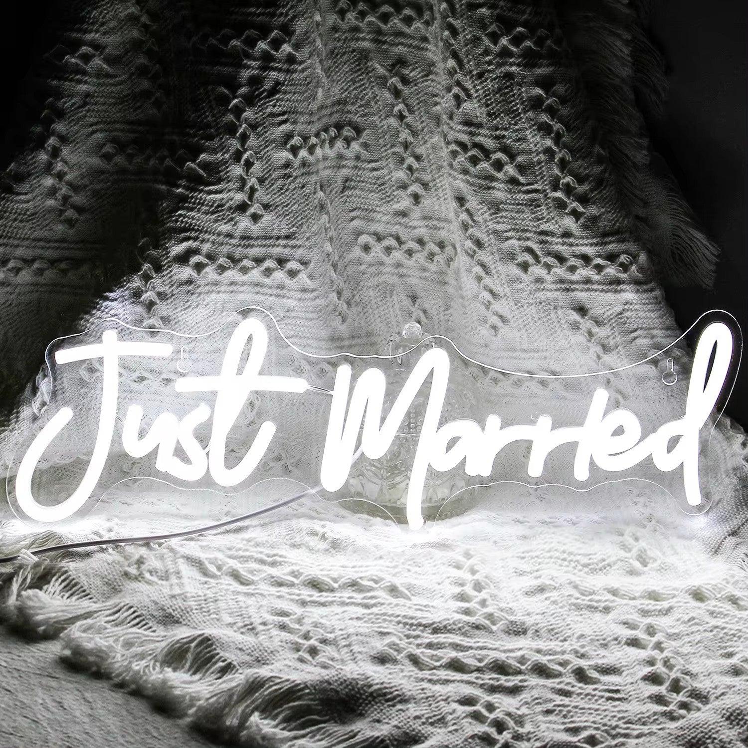 Just Married Neon Signs