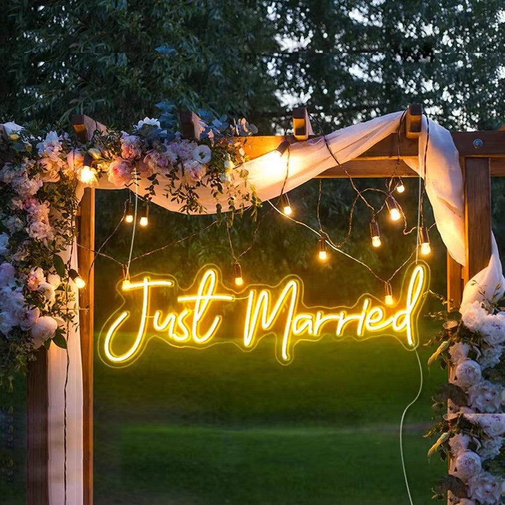 Just Married Neon Signs