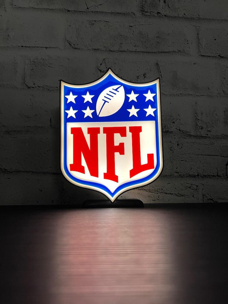 NFL Led LightBox Sign Lamp Football Room Decoration - FYLZGO Signs