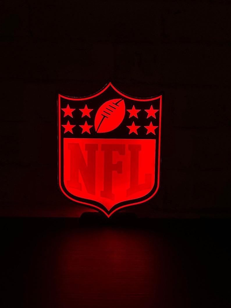 NFL Led LightBox Sign Lamp Football Room Decoration - FYLZGO Signs