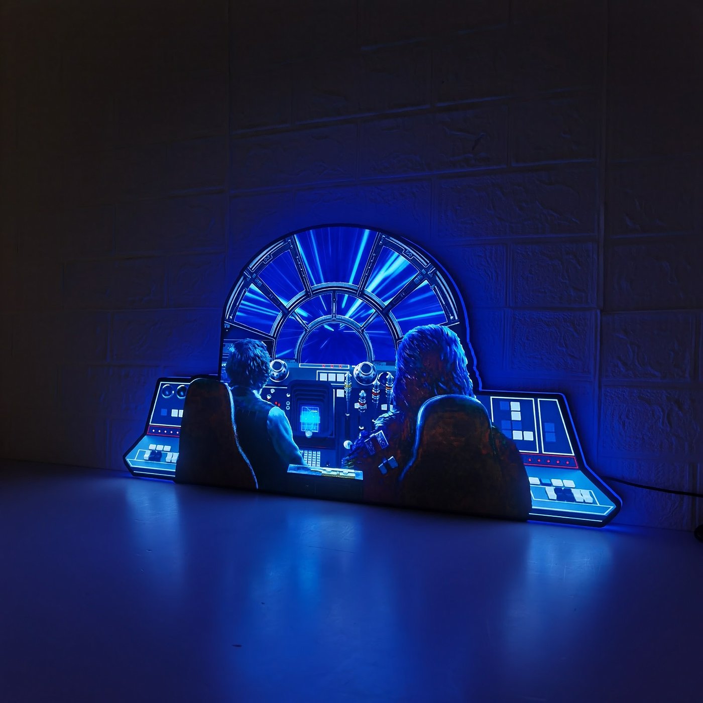 Star Wars Millennium Falcon Pinball Topper LED Lightbox