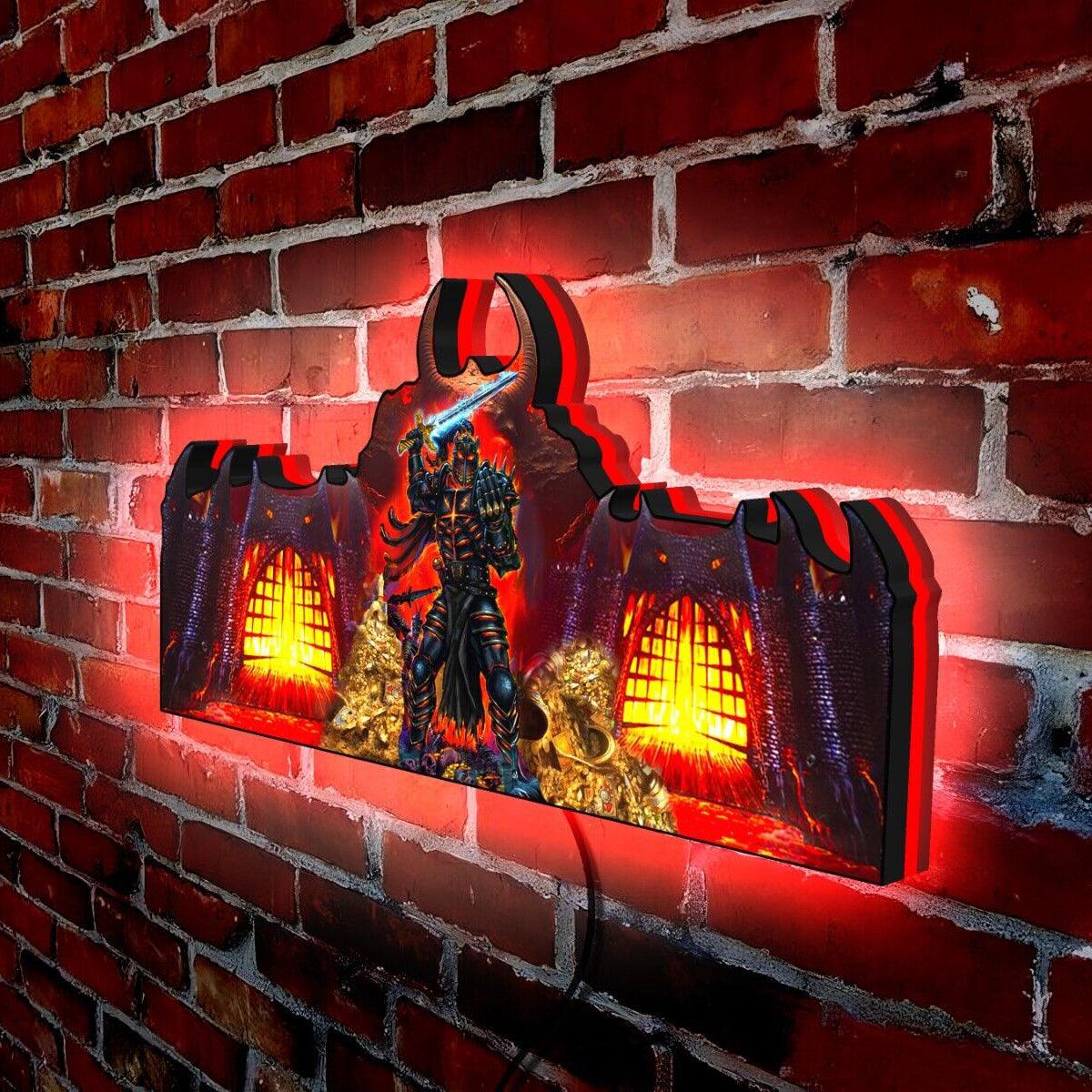 Rare Black Knight Pinball Top with Eye-catching LED Lightbox Power Conquer the Game - FYLZGO Signs