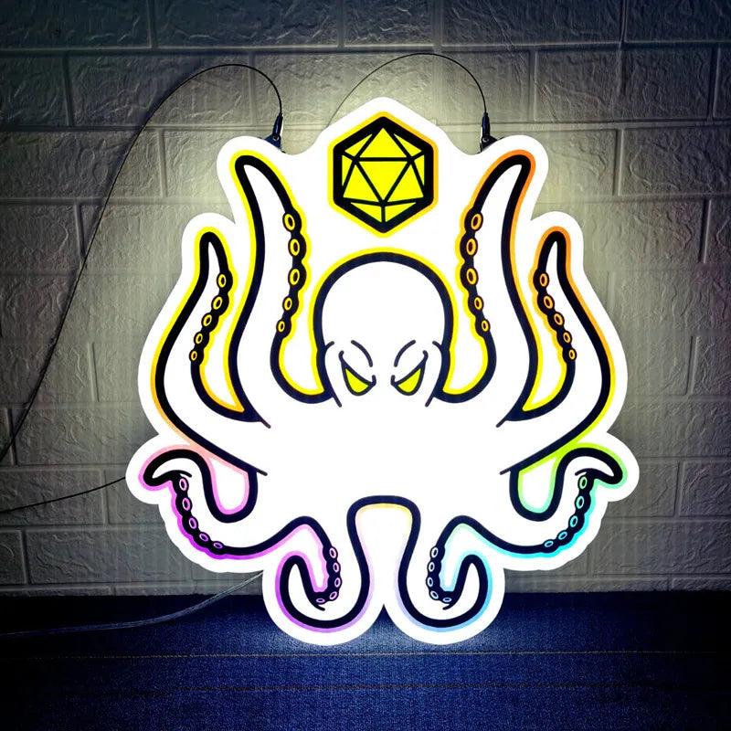 Custom LED Lightbox Sign Wall Art Decoration for Teens Gaming Room 3D Print Nightlight Wall Table Decor Personalized Gifts - FYLZGO Signs