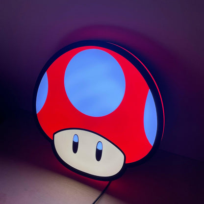 Custom Neon Super Mushroom LED Lightbox SVG Teenager Kids Gift Decor Night Light - FYLZGO Signs