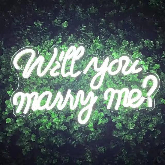 Will You Marry Me Neon Signs