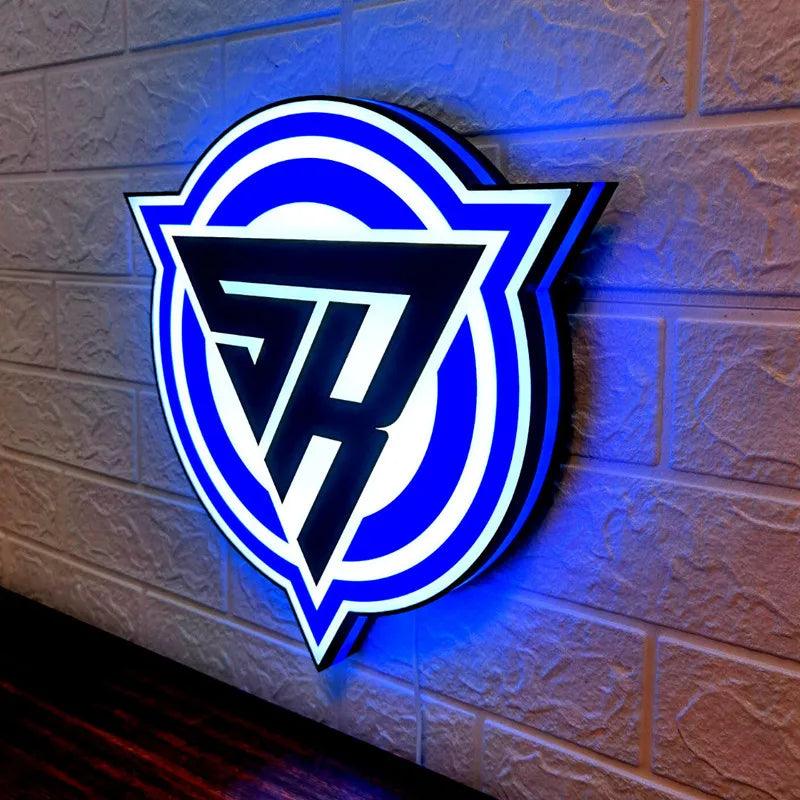 Custom LED Lightbox Sign Wall Art Decoration for Teens Gaming Room 3D Print Nightlight Wall Table Decor Personalized Gifts - FYLZGO Signs
