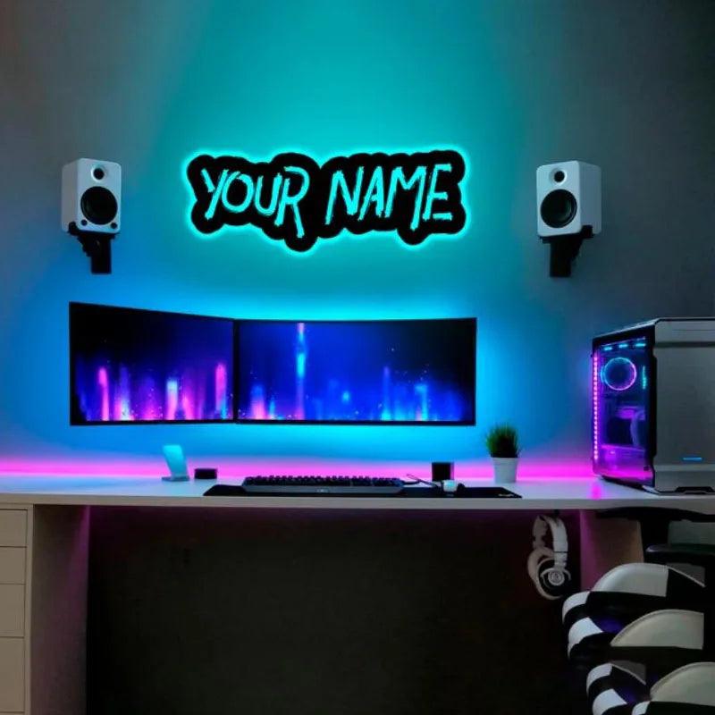 Custom Business Coffee Jungle Juice Logo LED Nightlight 3D Print Desktop Room Lightbox Wall Decor Gifts for Kids Your Name - FYLZGO Signs