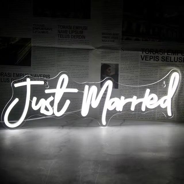 Just Married Neon Signs