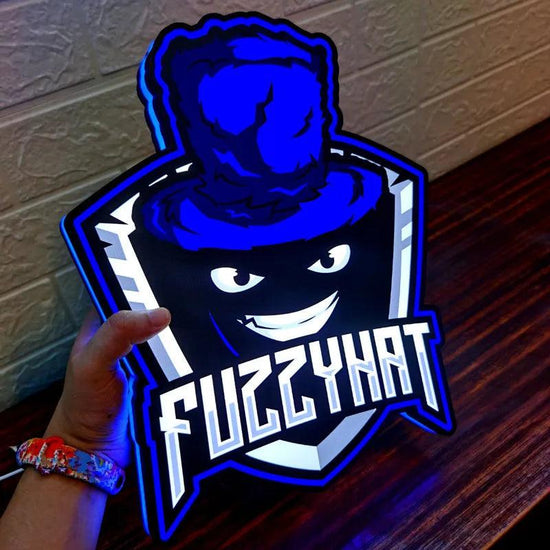 Custom LED Lightbox Sign Wall Art Decoration for Teens Gaming Room 3D Print Nightlight Wall Table Decor Personalized Gifts - FYLZGO Signs