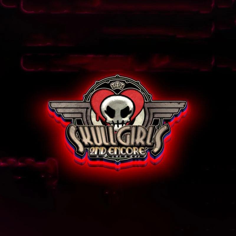 Skullgirls 2nd Encore Game Logo Lightbox LED Sign Custom for Decor - FYLZGO Signs