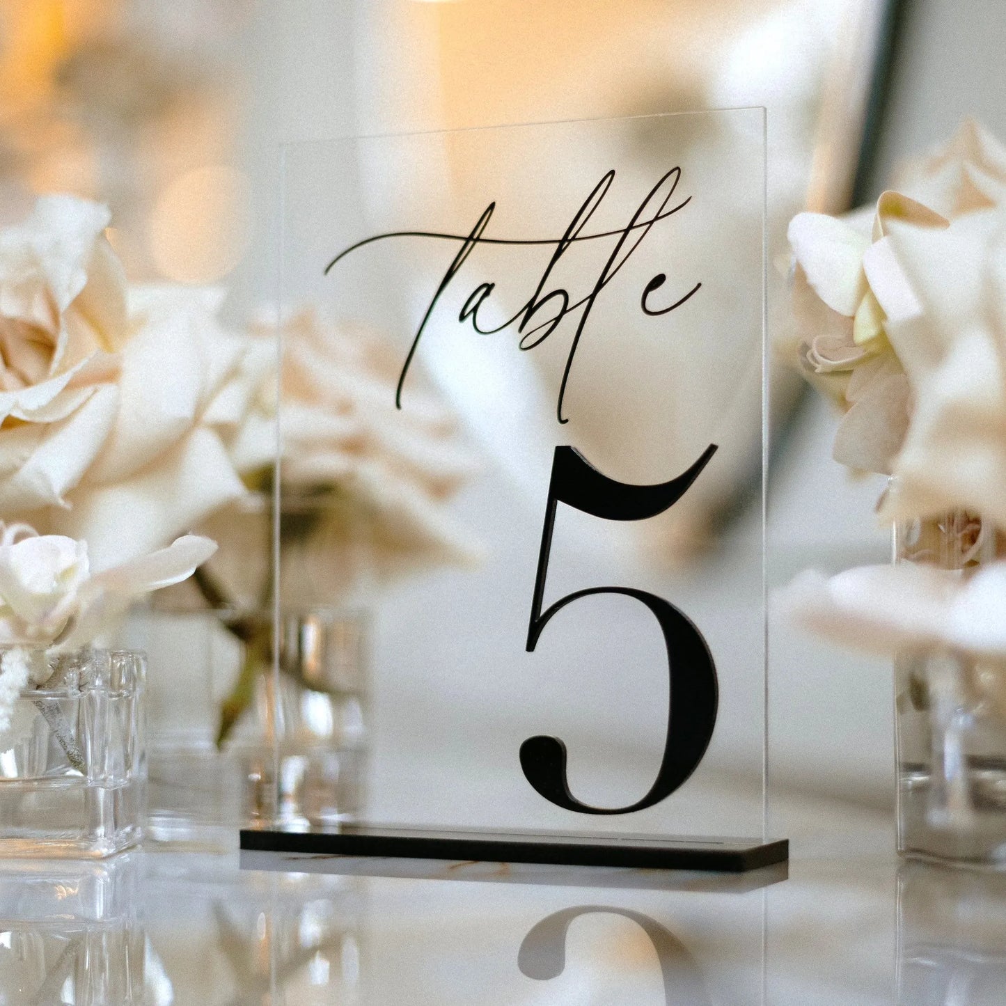 Wedding Table Numbers 3D Black Matte Wedding Table Decor Wedding Stationery Black Wedding Reception Decor