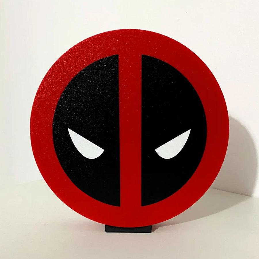 Boîte à lumière LED personnalisée Deadpool Design - Illuminez votre espace avec génialité !