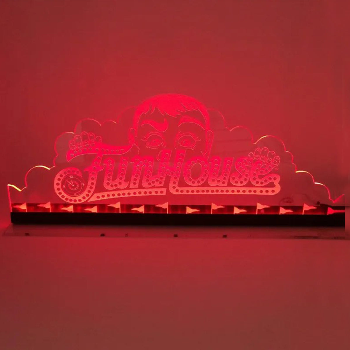 Funhouse Acrylic LED Topper, for Pinball Machine, Pinball Topper