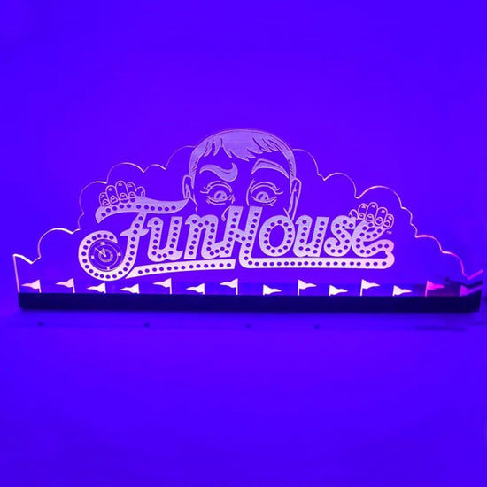 Funhouse Acrylic LED Topper, for Pinball Machine, Pinball Topper