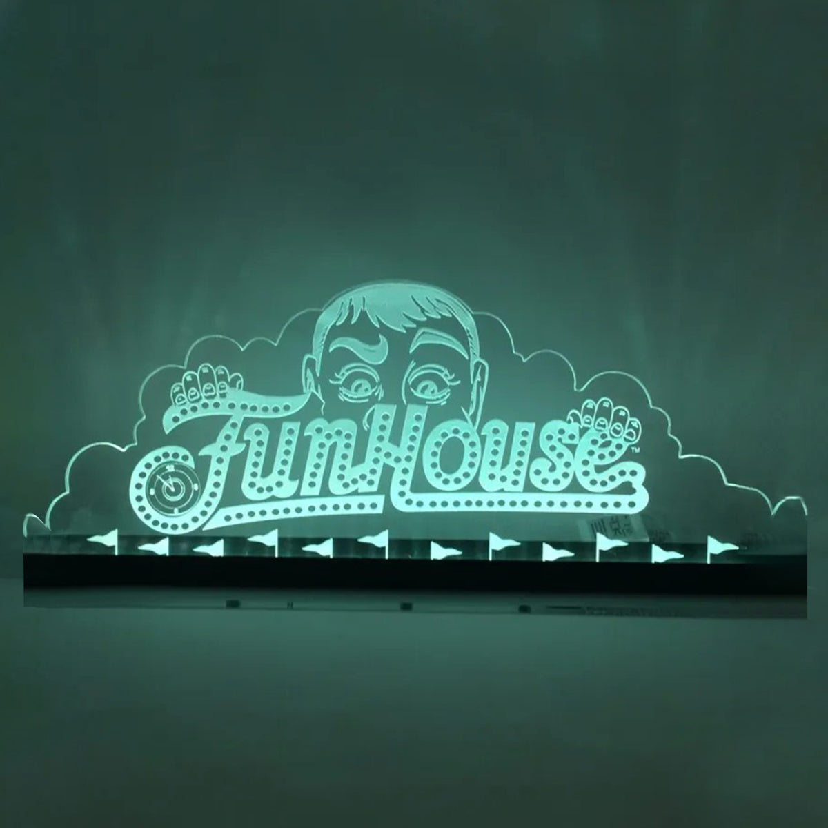 Funhouse Acrylic LED Topper, for Pinball Machine, Pinball Topper